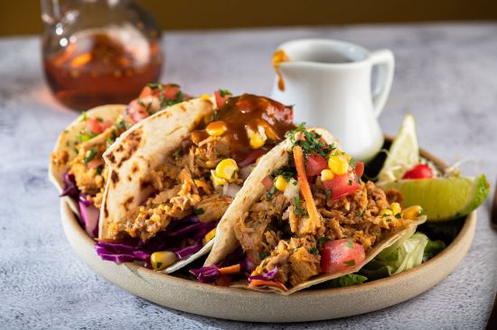 tacos on a plate